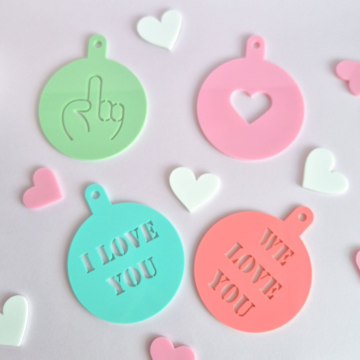 Acrylic Coffee Stencil Assorted