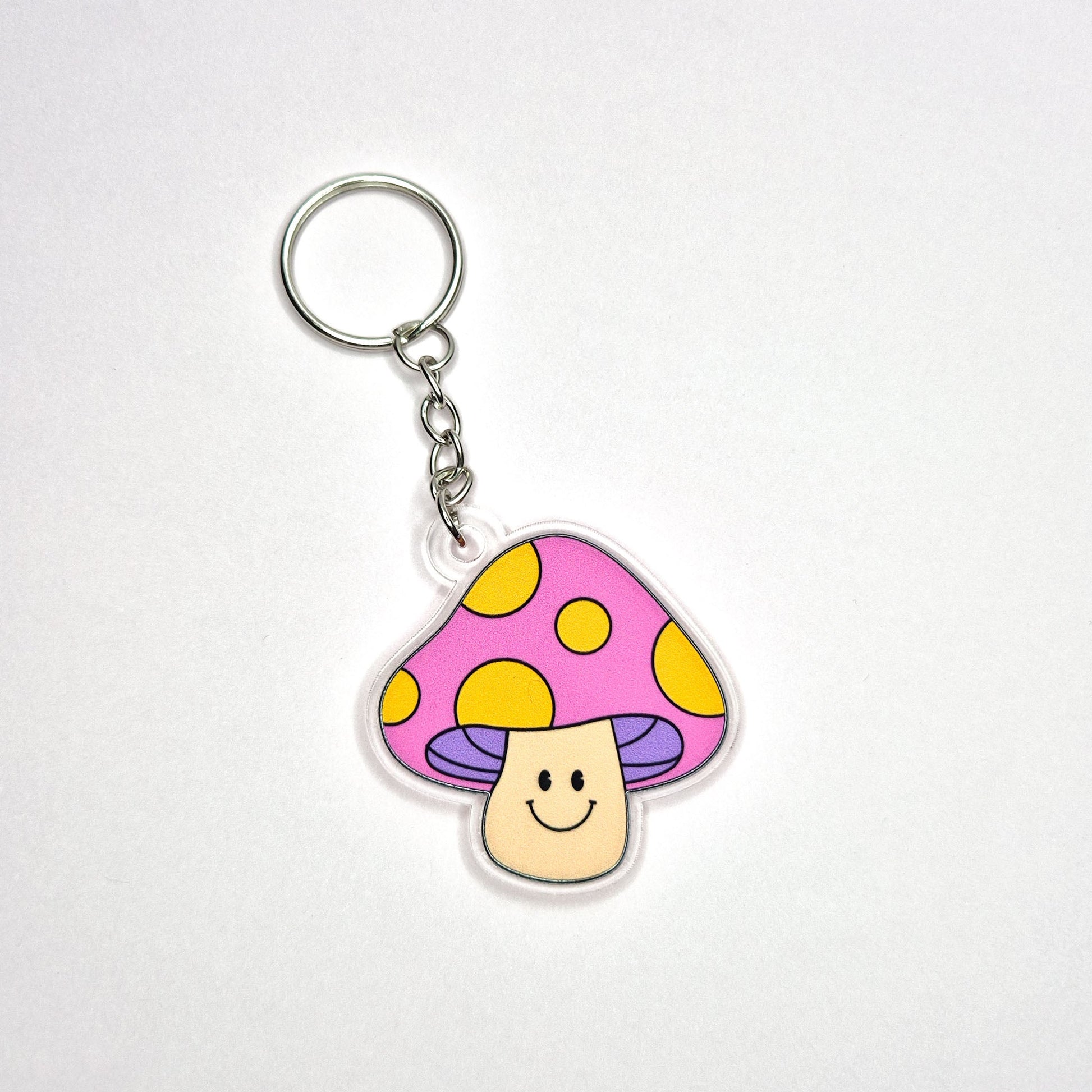 Groovy Mushroom Acrylic Keychain