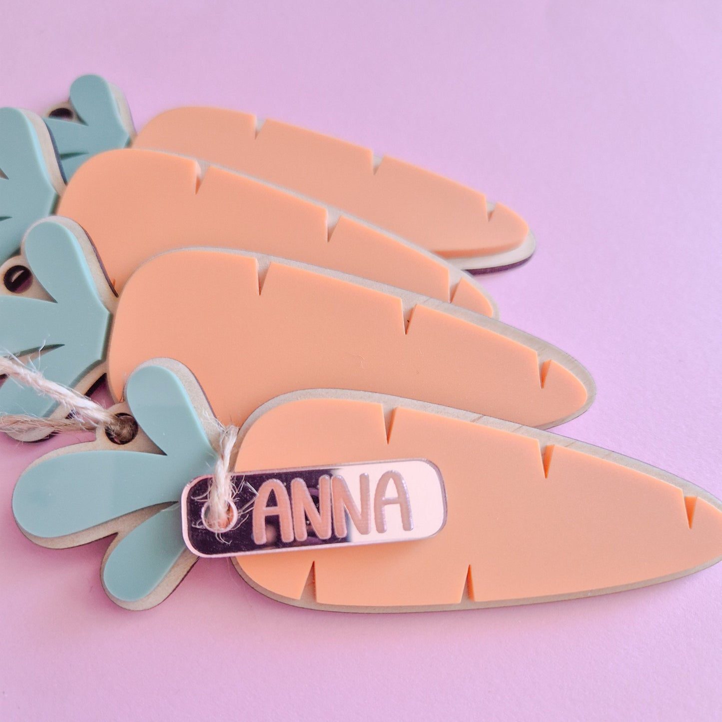 Layered Carrot Tag