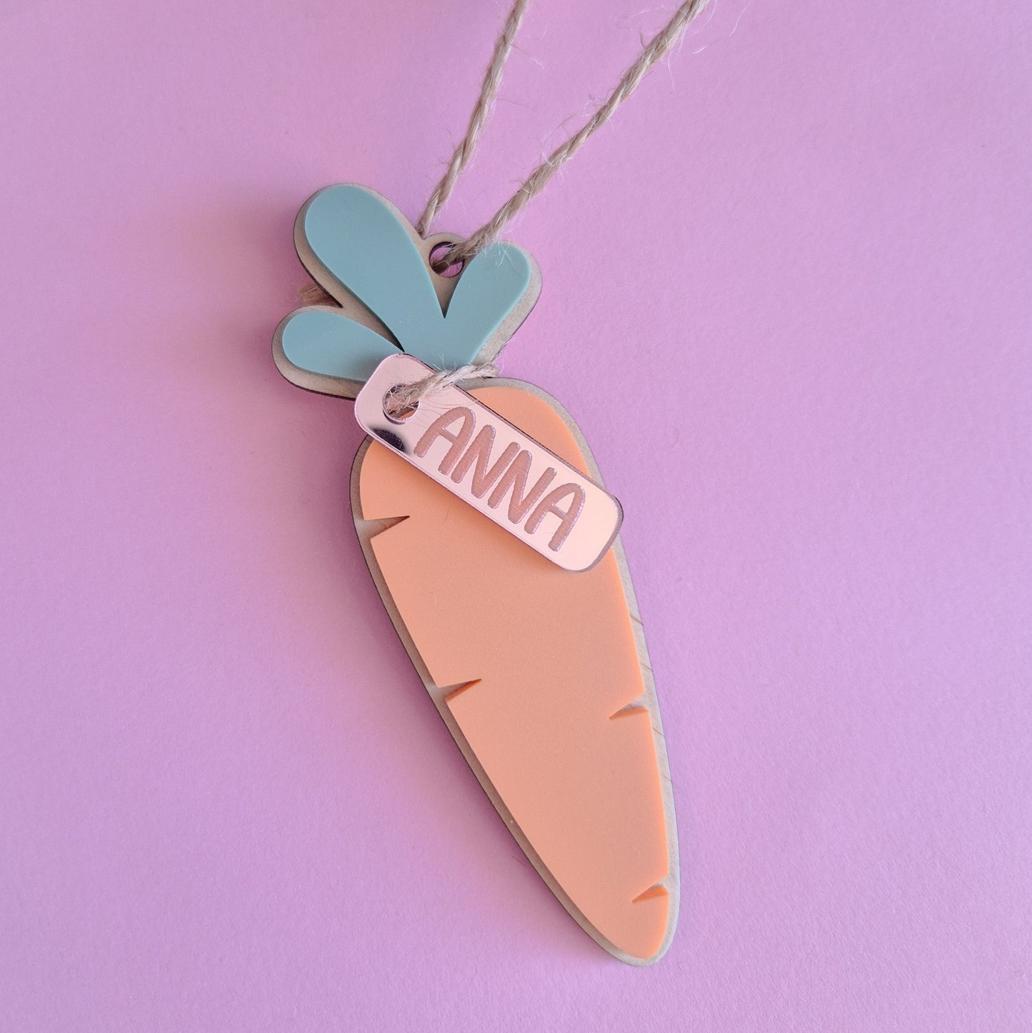 Layered Carrot Tag