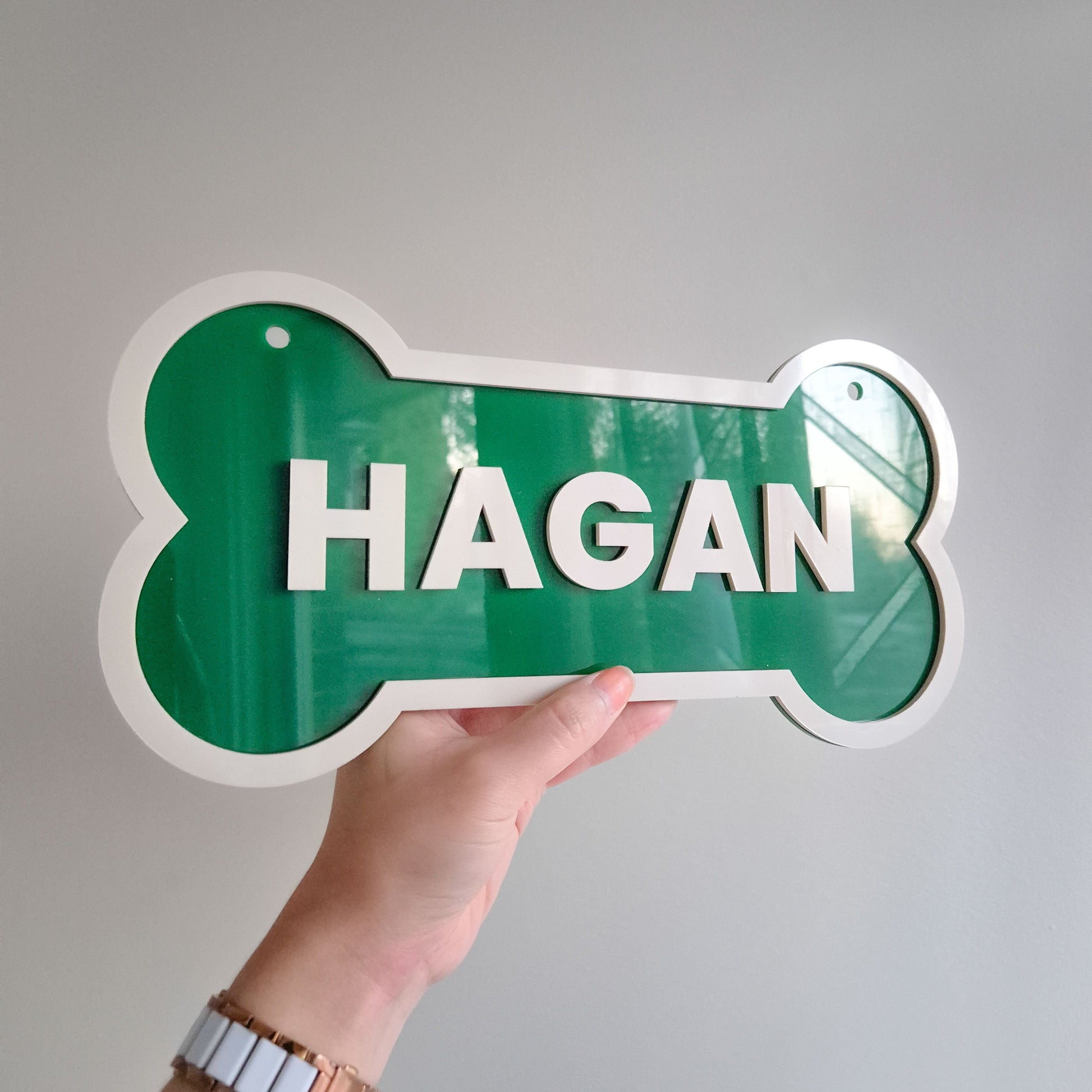 Personalised Dog Crate Kennel Sign Plaque