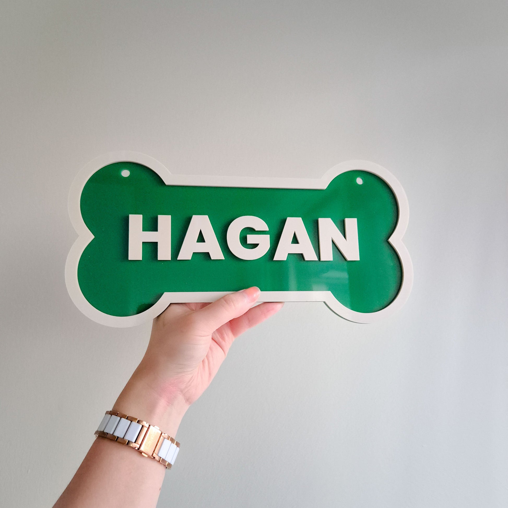 Personalised Dog Crate Kennel Sign Plaque