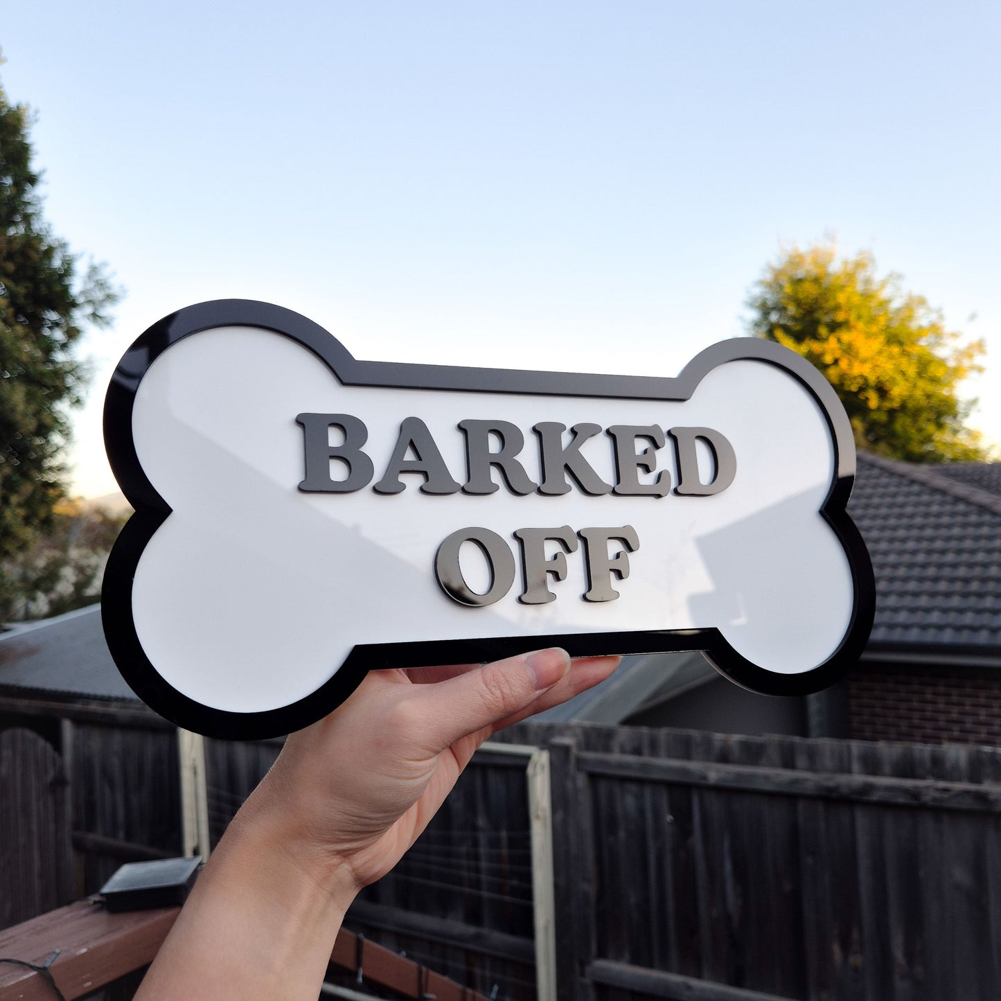 Personalised Dog Crate Kennel Sign Plaque