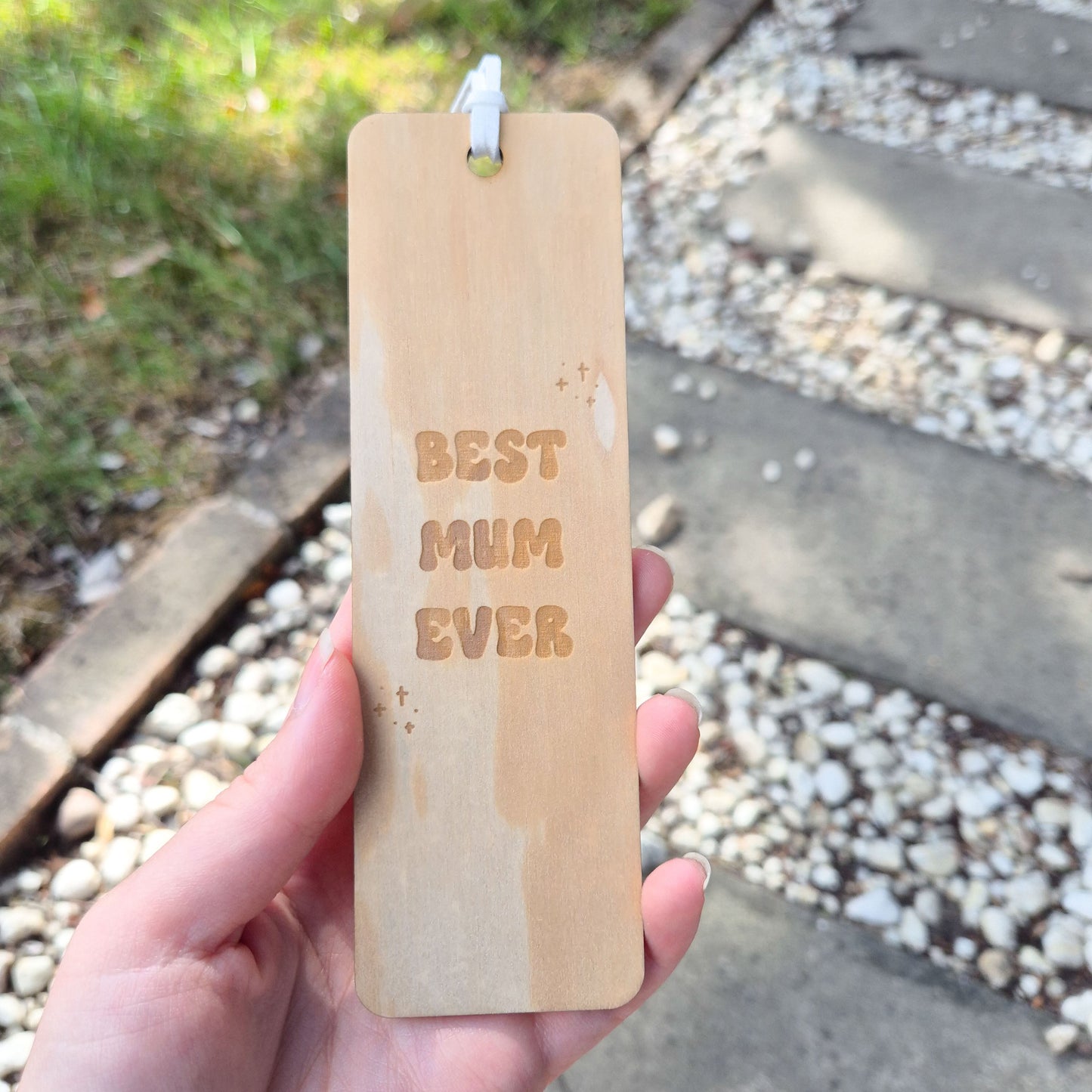 Plywood Bookmark Best Mum Ever