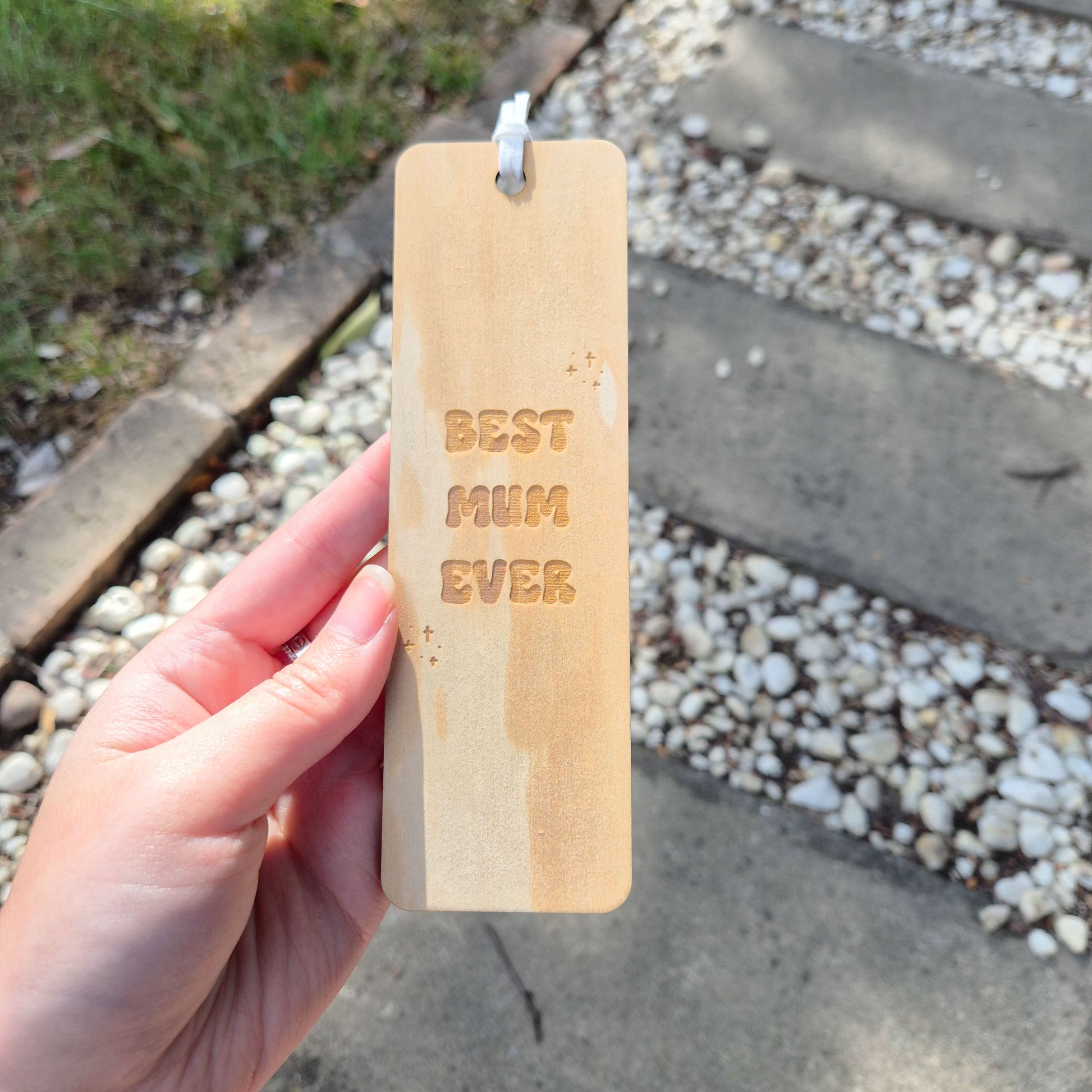 Plywood Bookmark Best Mum Ever