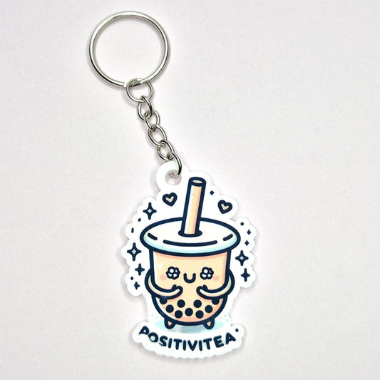Positivitea Acrylic Keychain