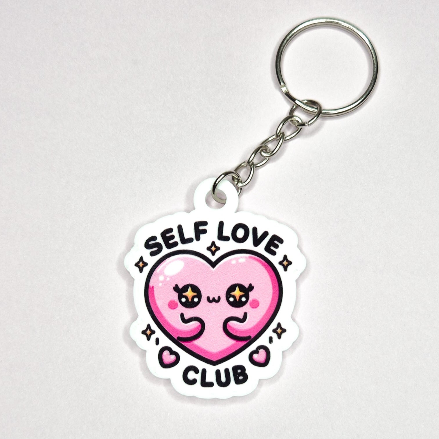 Self Love Club Acrylic Keychain