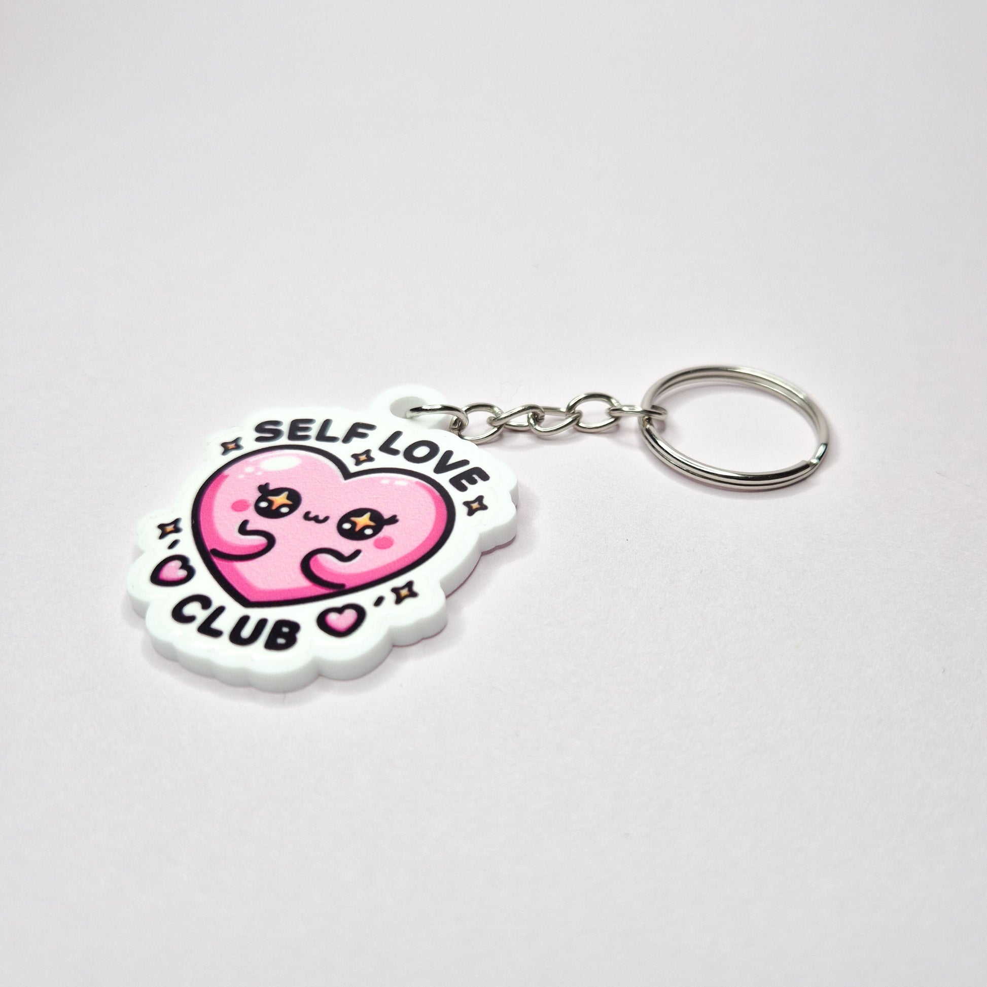 Self Love Club Acrylic Keychain