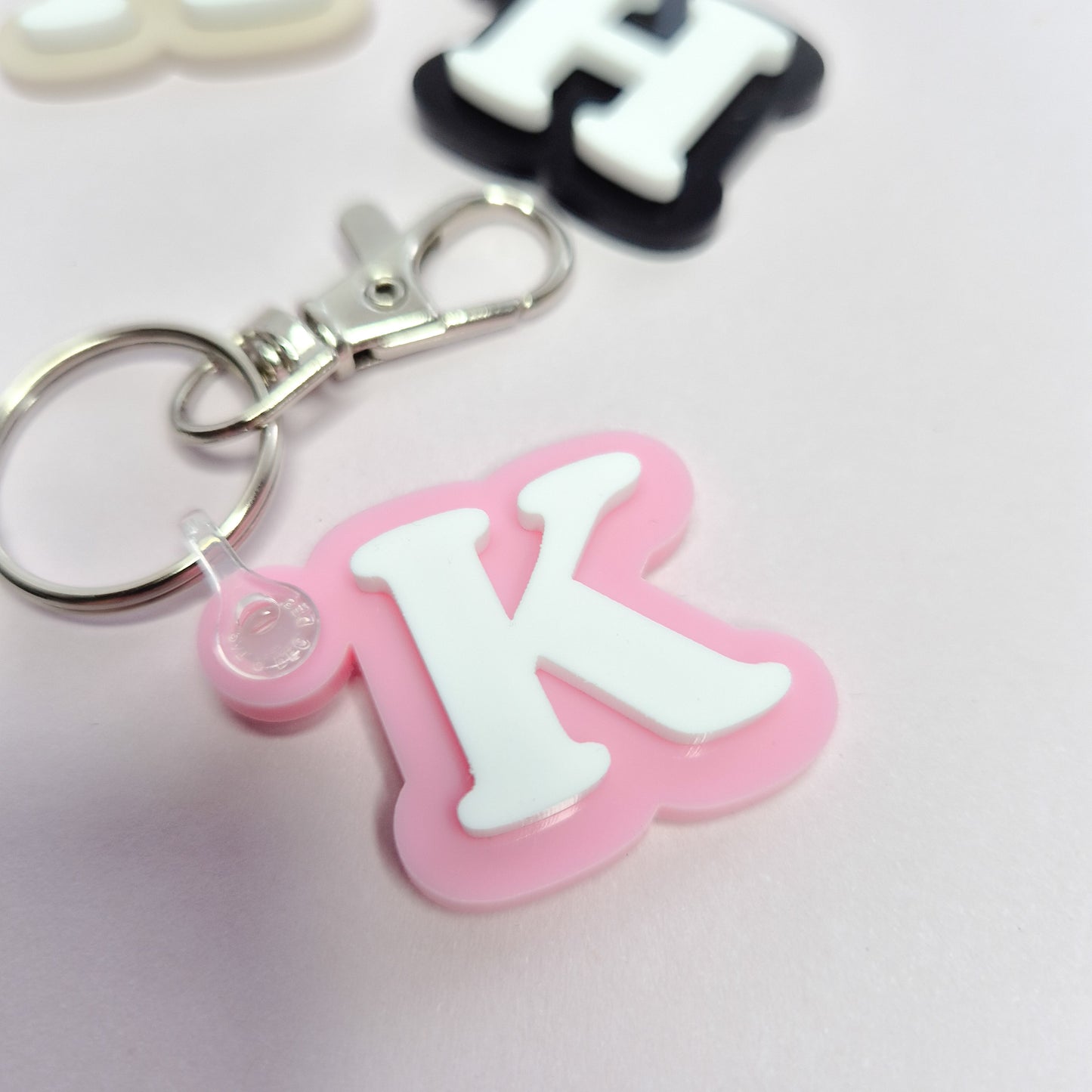 Single Letter Keychain 02