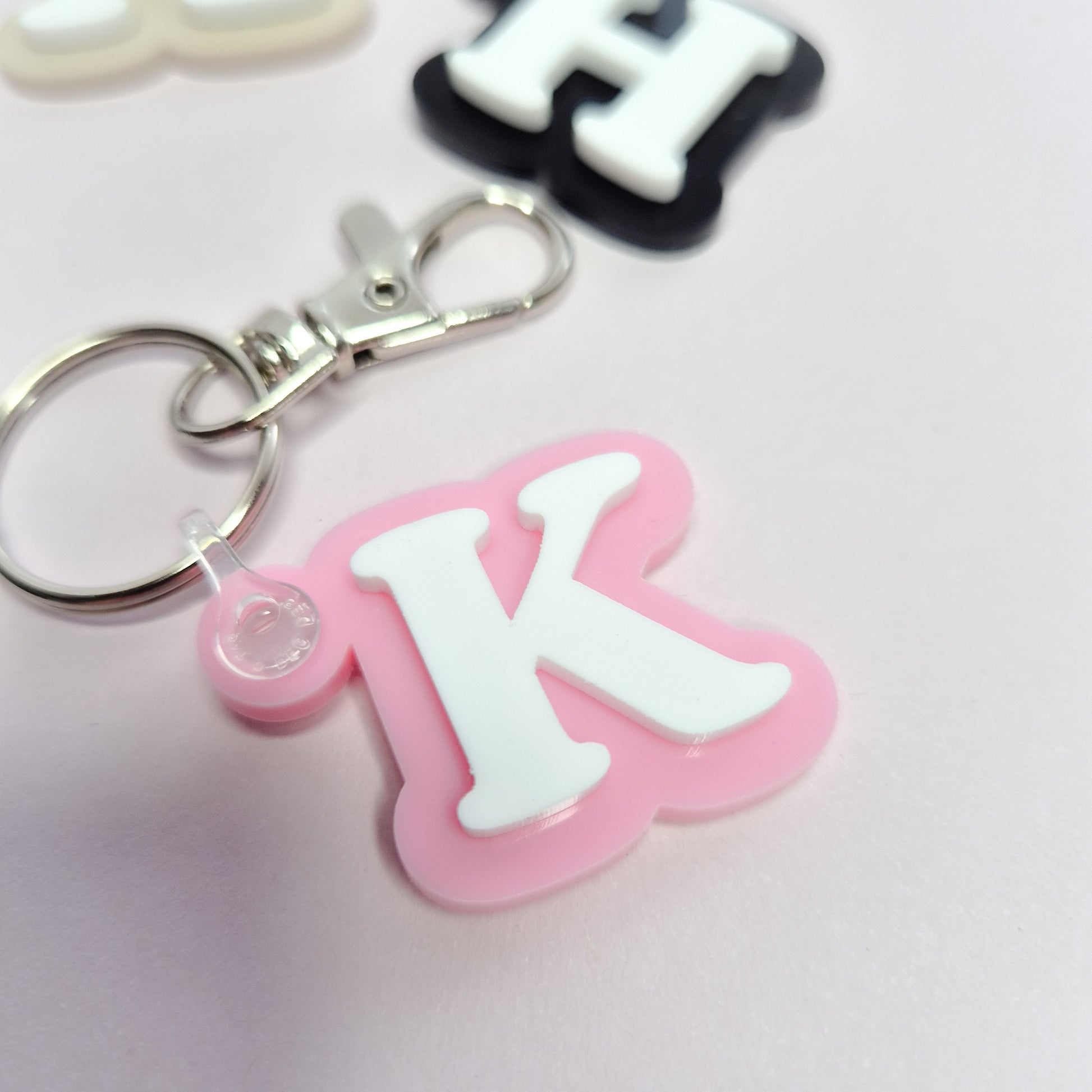 Single Letter Keychain 02