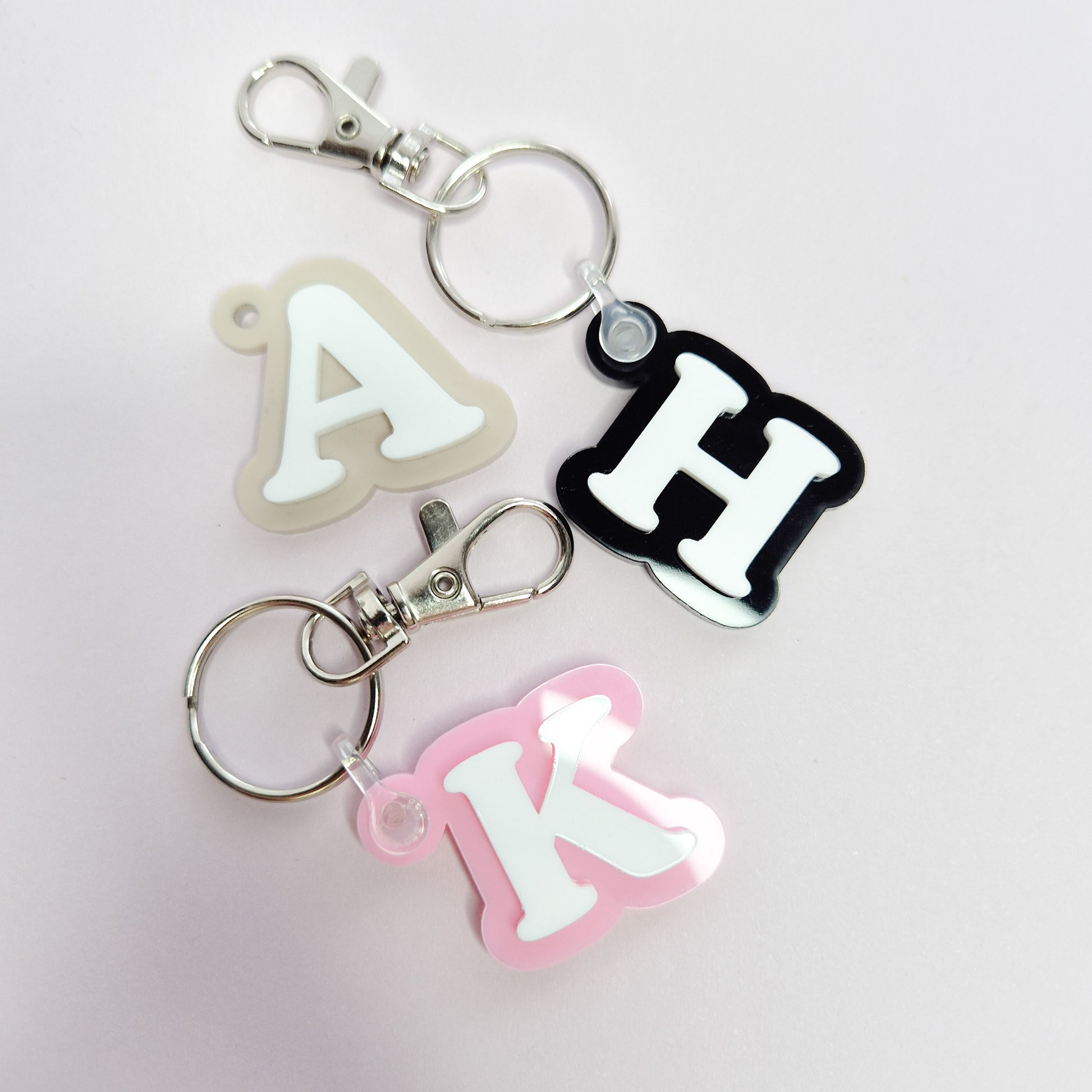 Single Letter Keychain 03