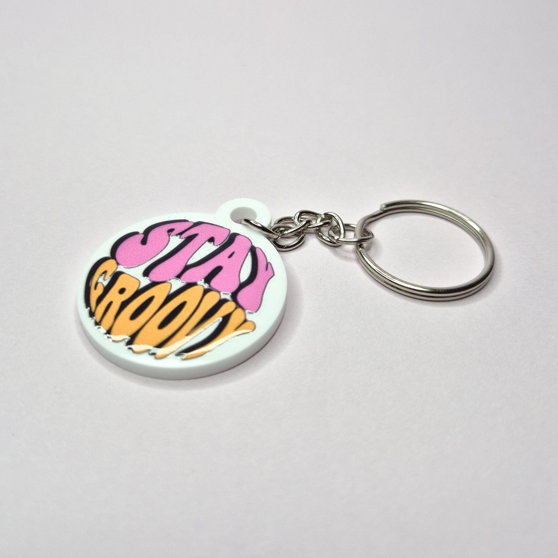 Stay Groovy Acrylic Keychain