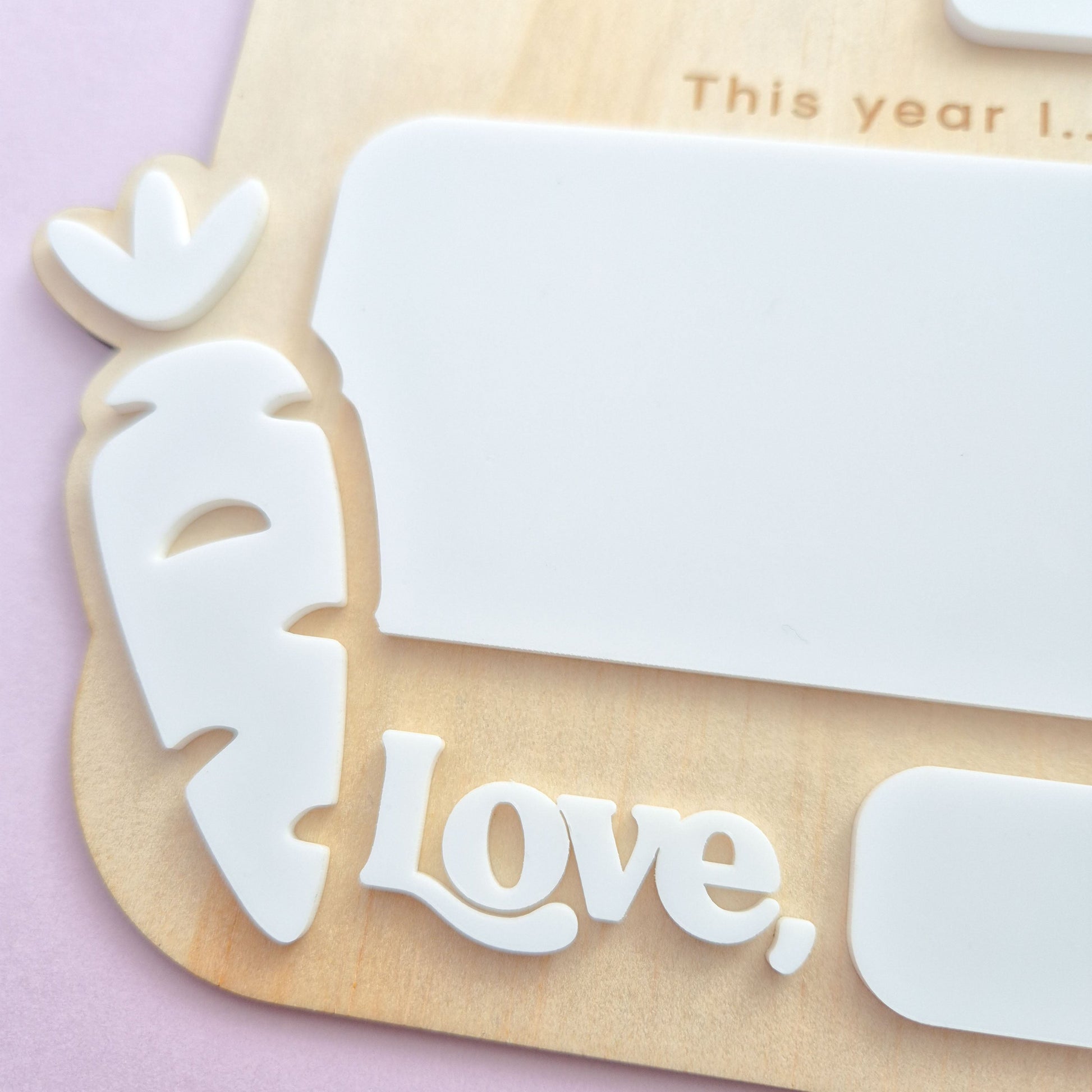 To Easter Bunny Board