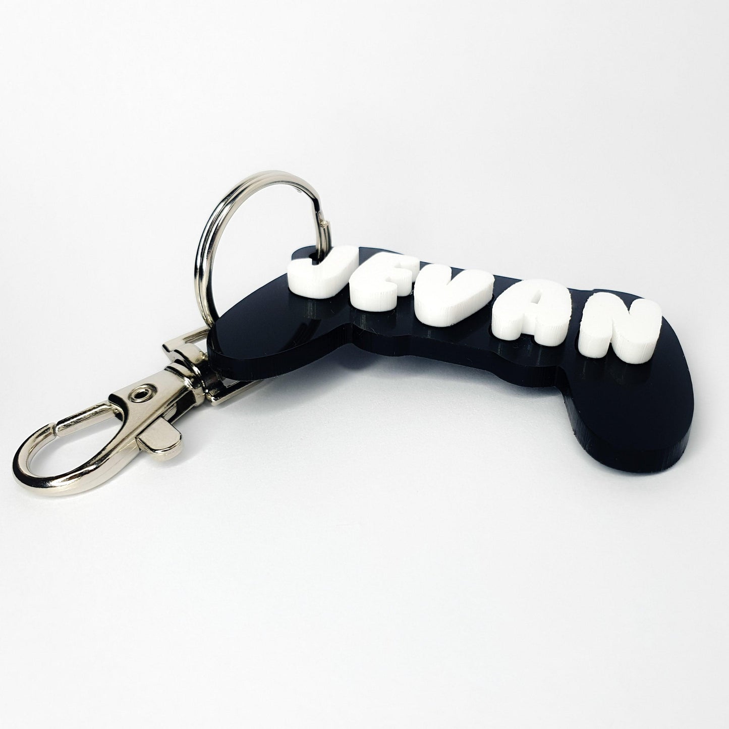 custom name game controller keychain