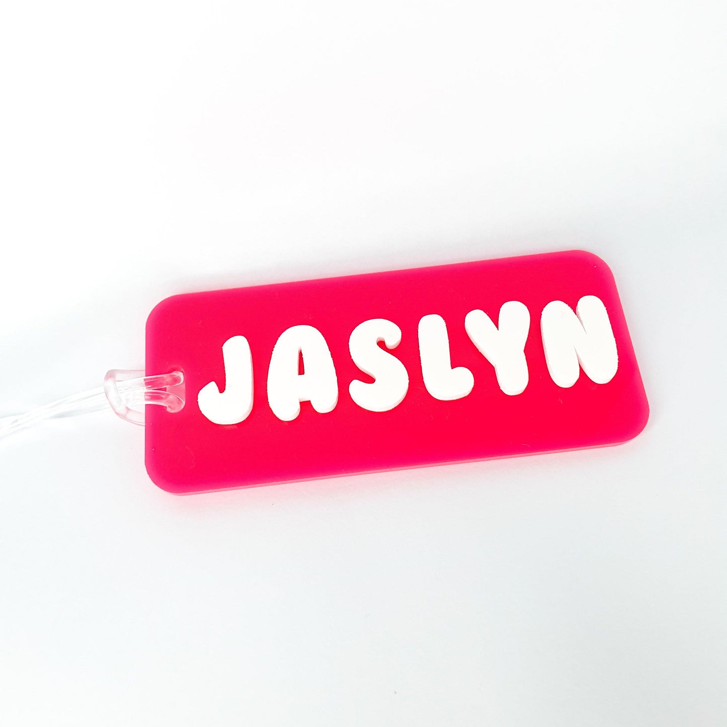 personalised acrylic baggage luggage tag