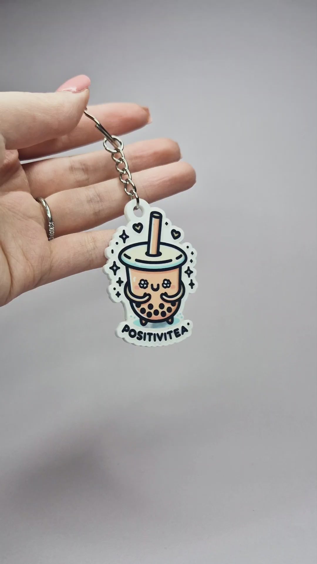 Positivitea Acrylic Keychain