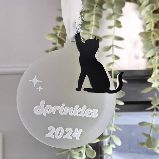 Playful Cat Ornament