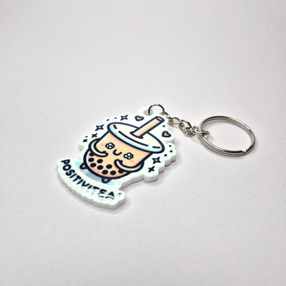 Positivitea Acrylic Keychain