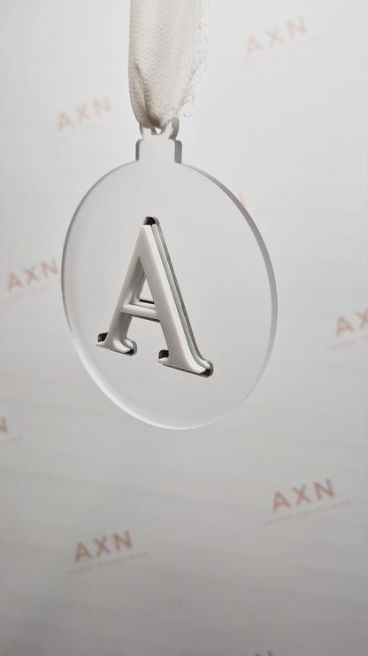 Alphabet Letter Ornament - Style 02