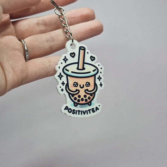 Positivitea Acrylic Keychain