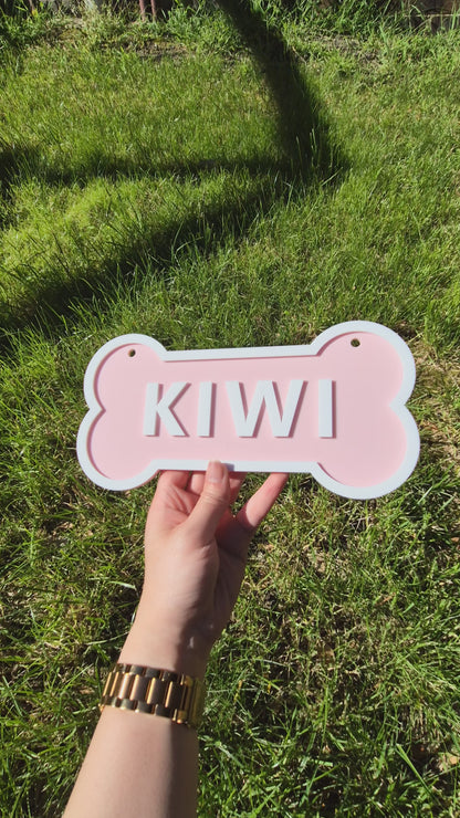 Personalised Dog Crate/Kennel Name Plate