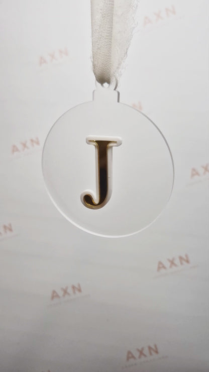 Alphabet Letter Ornament - Style 01