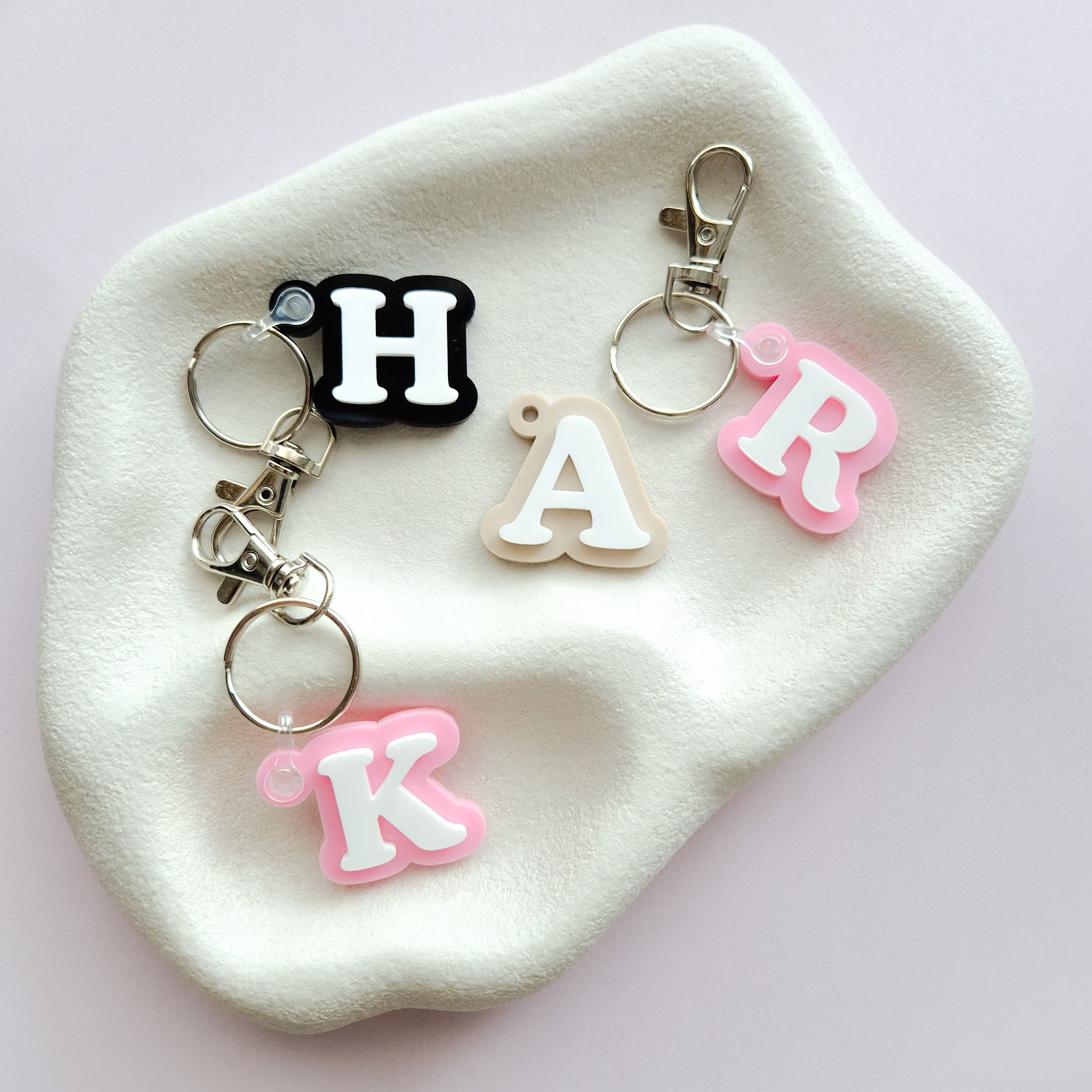 Single Letter Keychain